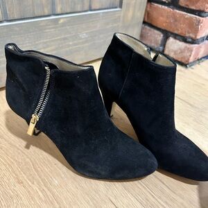 INC Black Velvet booties size 7 worn three times